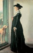 Michael Ancher Portrait of my Wife oil painting picture wholesale